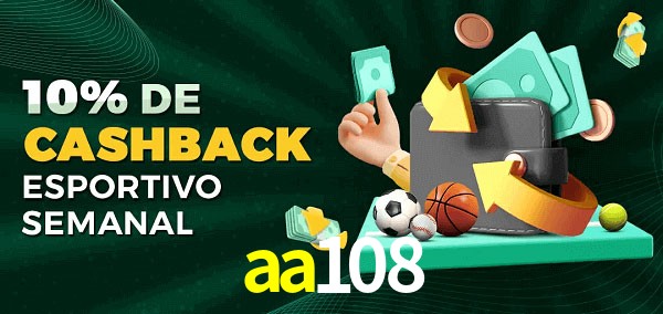 10% de bônus de cashback na aa108